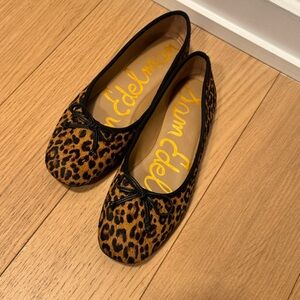 Sam Edelman Alie Leopard Print Flats Calf Hair